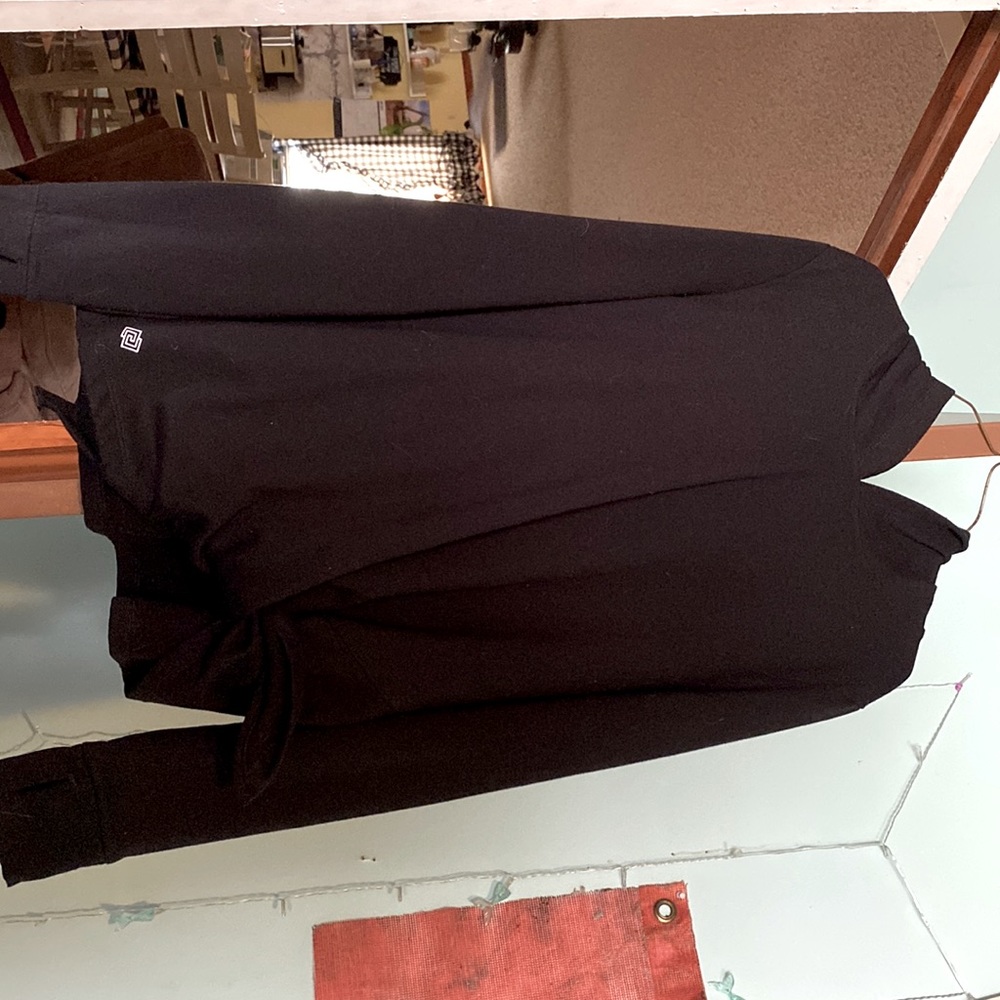 black ZELOS hoodie, size large, good shape, never worn!